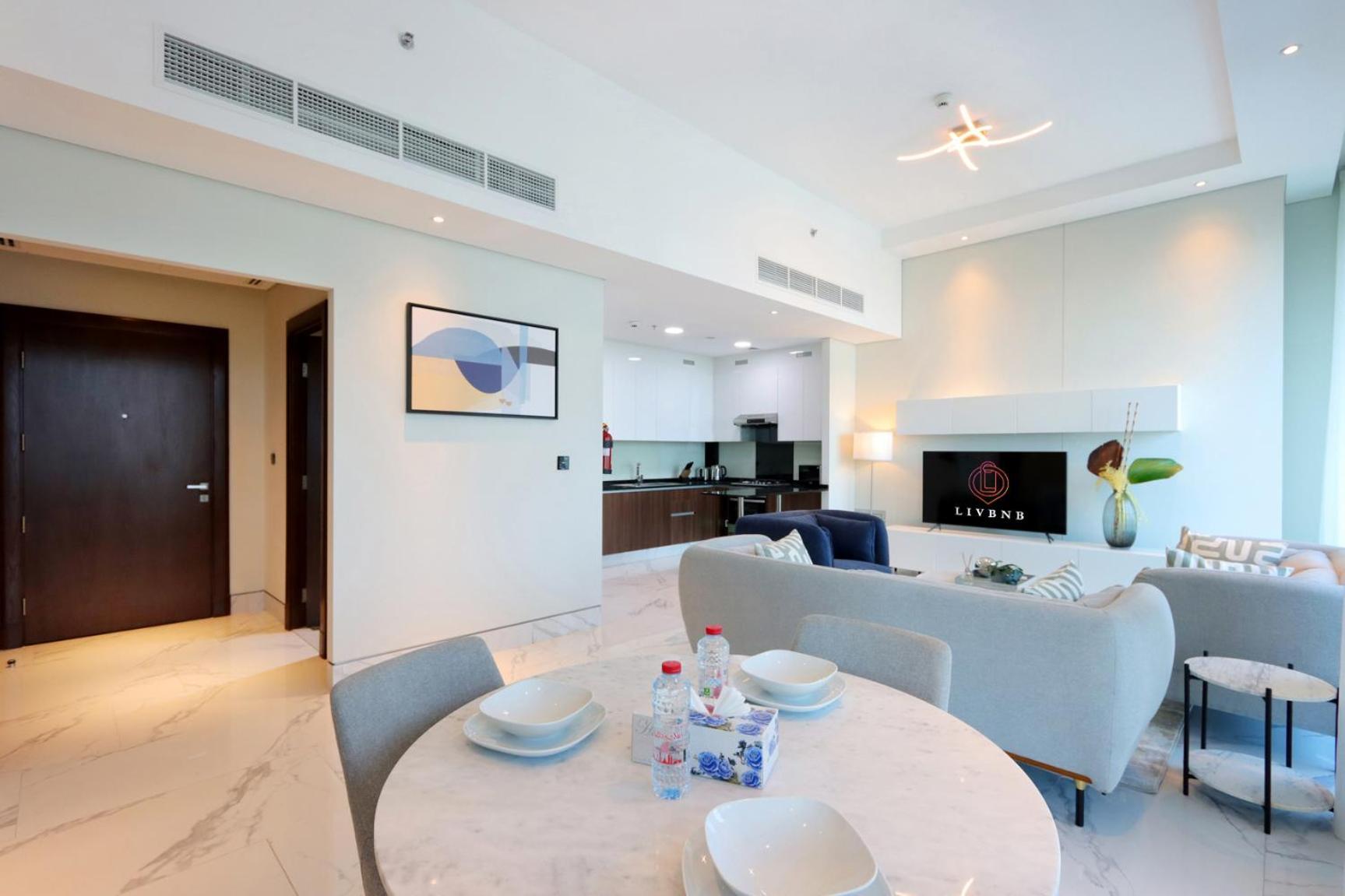 Livbnb Suites - Lavish 1 Bedroom In J One Tower ดูไบ ภายนอก รูปภาพ